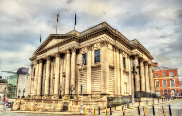 Fototapeta na wymiar The city hall of Dublin - Ireland