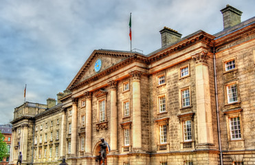 Entrance of Trinity College in Dublin - Ireland