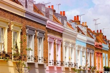 London rowhouse - filtered colors