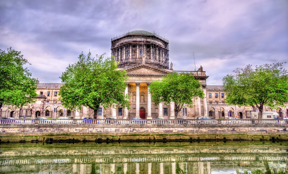 The Four Courts Building - Supreme Court Of Ireland In Dublin