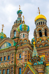 Fototapeta na wymiar Church of the Saviour on Spilled Blood in St. Petersburg, Russia