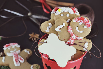 Gingerbread Cookies and Blank Card