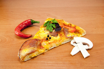 Pizza with Mozzarella