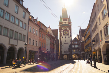 Martinstor, old gate to Freiburg city