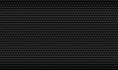Dark Honeycomb Rubber Carbon Texture