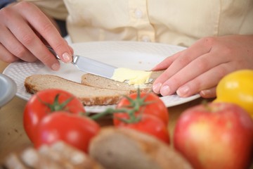 Butterbrot Frühstück