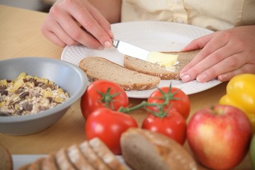 Butterbrot Frühstück