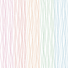 Colorful wavy lines