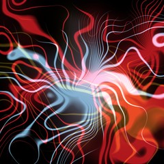 Abstract marble glow - pattern