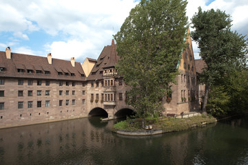 Fototapeta premium Госпиталь святого Духа. Нюрнберг. Германия.