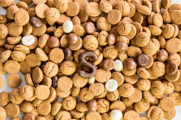 Big heap of dutch sweet kruidnoten