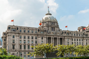 Obraz premium Shanghai Bund historical buildings,China