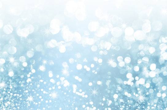 Abstract Winter blue background.