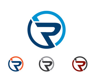 R Letter Logo Templates