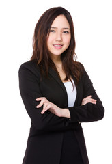 Asian young businesswoman