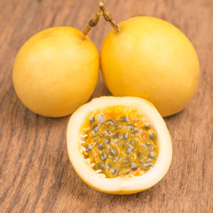 yellow passion fruit