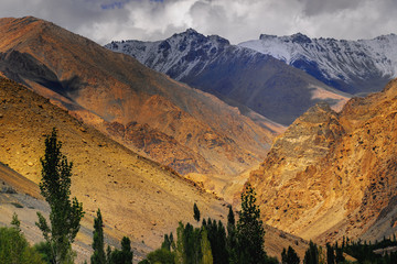 Landscape of Ladakh, Jammu and Kashmir, India