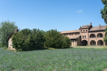 Fototapeta premium Old farmhouse near Pavia (Italy)