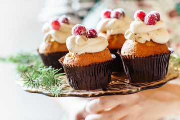 Christmas cupcakes