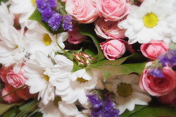 wedding ceremony, wedding rings