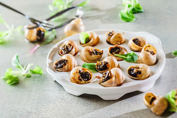 snails as gourmet food