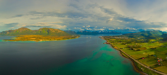 Panorama on Vesteralen islands