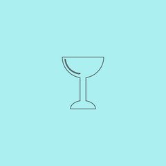vector drink wineglass