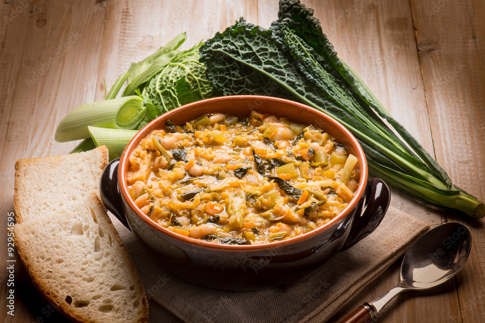 Sticker ribollita traditional tuscany soup