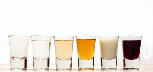 Shots of alcohol