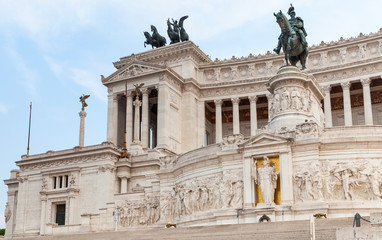 Fototapeta na wymiar National Monument to Victor Emmanuel II, Rome