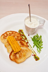 corn pancakes