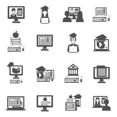 E-learning Icons Set