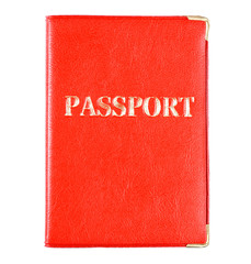 Passport isolated on white