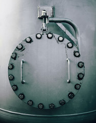 large steel manhole