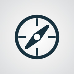 Flat Compass icon