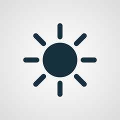 Flat Sun icon