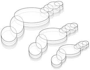 Circle Pattern Vector - Circle Geometric Pattern
