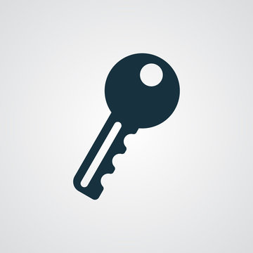 Flat Key icon