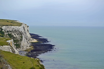 Fototapeta na wymiar Dover - White Cliffs - Kent - England