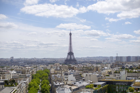 Eiffel tower in Paris, France