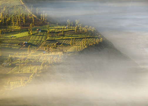 Mountain village, East Java, Indonesia