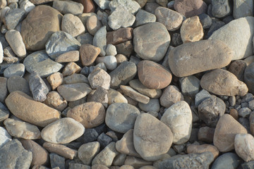 Sea stones background. 