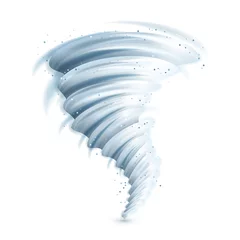 Fotobehang Realistic Tornado Illustration © Macrovector