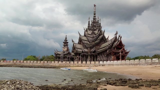 Sanctuary of Truth - wooden temple in Pattaya, Thailand