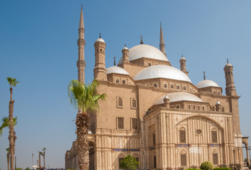 Fototapeta na wymiar Mohammed Ali or Alabaster Mosque, Saladin Citadel, Cairo, Egypt