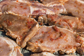 Marinated pork