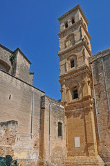 Fototapeta na wymiar Il campanile della La chiesa Madre, Manduria - Puglia