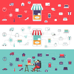 Obraz premium Shopping Icon