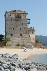 Byzantine Tower / Tower of Prosforios - Ouranoupolis, Athos, Halkidiki, Greece