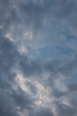 The gleam in stormy skies